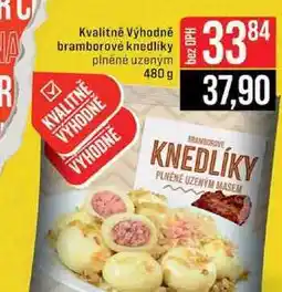 Jip Kvalitně Výhodně bramborové knedlíky plněné uzeným nabídka