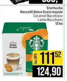 Jip Starbucks Nescafé Dolce Gusto kapsle Caramel Macchiato Latte Macchiato 12 ks nabídka