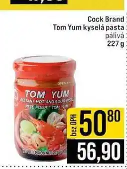 Jip Cock Brand Tom Yum kyselá pasta pálivá nabídka