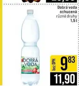 Jip Dobrá voda ochucená různé druhy nabídka