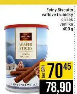Jip Feiny Biscuits vaflové trubičky oříšek vanilka nabídka