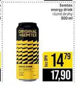 Jip Semtex energy drink různé druhy nabídka