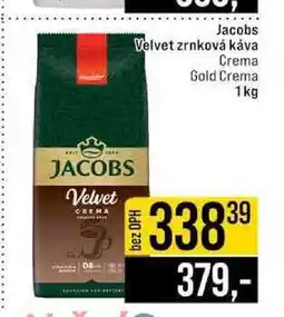 Jip Jacobs Velvet zrnková káva Crema Gold Crema nabídka