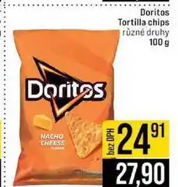 Jip Doritos Tortilla chips různé druhy nabídka