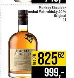 Jip Monkey Shoulder Blended Malt whisky 40% Original nabídka
