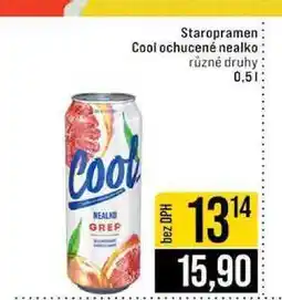 Jip Staropramen Cool ochucené nealko různé druhy nabídka