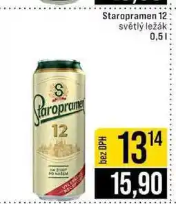 Jip Staropramen 12 světlý ležák nabídka