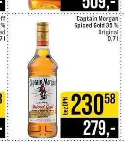 Jip Captain Morgan Spiced Gold 35% Original nabídka