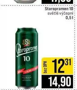 Jip Staropramen 10 světlé výčepní nabídka