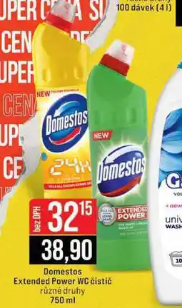 Jip Domestos Extended Power WC čistič různé druhy nabídka