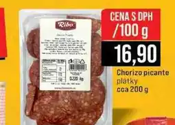 Jip Chorizo picante platky cca 200 g 100g nabídka