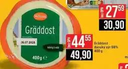 Jip Gräddost dánský sýr 68% nabídka