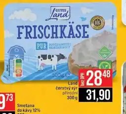 Jip Land čerstvý sýr přírodní nabídka