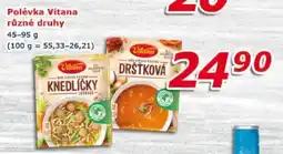 ESO MARKET Polévka Vitana různé druhy nabídka