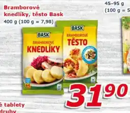 ESO MARKET Bramborové knedlíky, těsto Bask nabídka