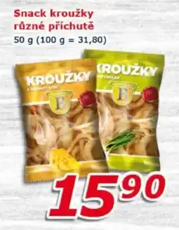 ESO MARKET Snack kroužky různé příchutě nabídka