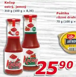 ESO MARKET Kečup ostrý, jemný nabídka