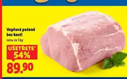 Lidl Vepřová pečeně bez kosti nabídka