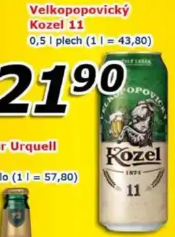 ESO MARKET Velkopopovický Kozel 11 nabídka