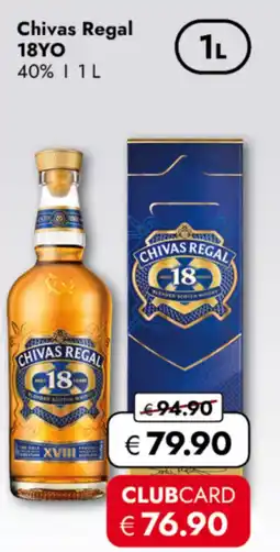 TRAVEL FREE Chivas Regal 18YO nabídka