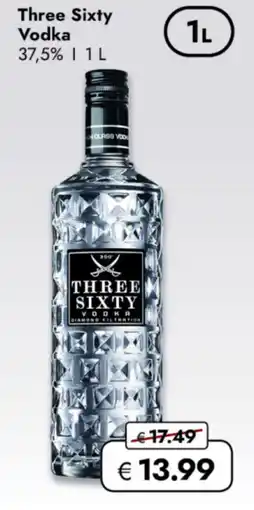 TRAVEL FREE Three Sixty Vodka 37.5% nabídka