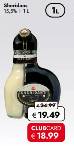 TRAVEL FREE Sheridans 15.5% nabídka