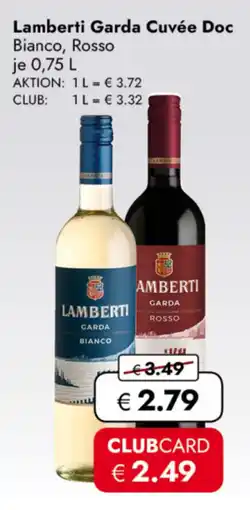 TRAVEL FREE Lamberti Garda Cuvée Doc Bianco, Rosso nabídka