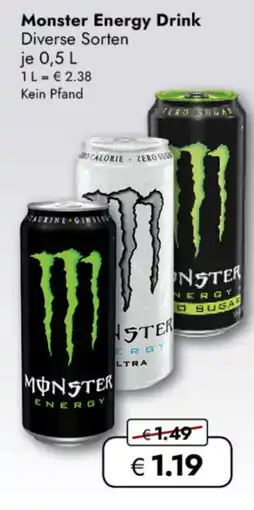 TRAVEL FREE Monster Energy Drink nabídka