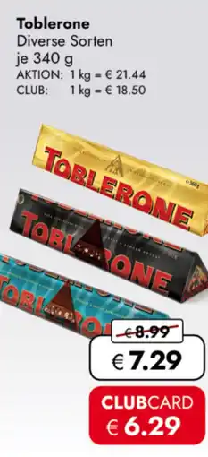 TRAVEL FREE Toblerone nabídka