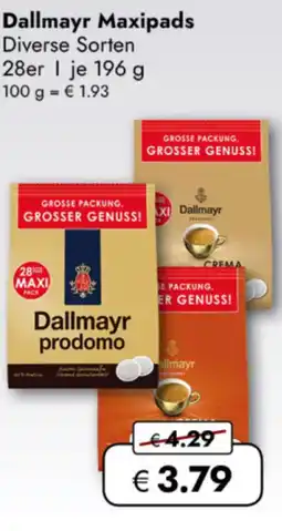 TRAVEL FREE Dallmayr Maxipads nabídka