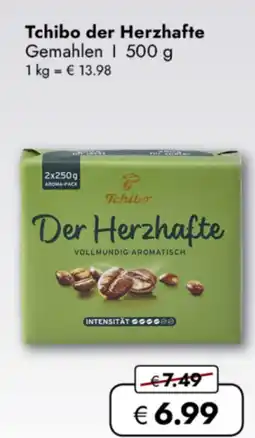 TRAVEL FREE Tchibo der Herzhafte Gemahlen nabídka