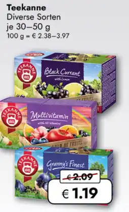 TRAVEL FREE Teekanne nabídka