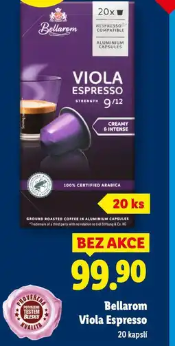 Lidl Bellarom viola espresso nabídka