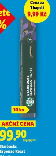 Lidl Starbucks espresso roast nabídka