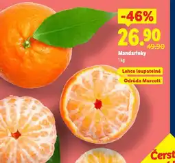 Lidl Mandarinky nabídka