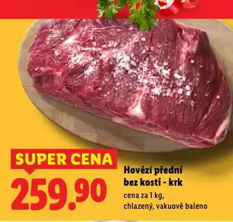 Hovězí přední bez kosti krk