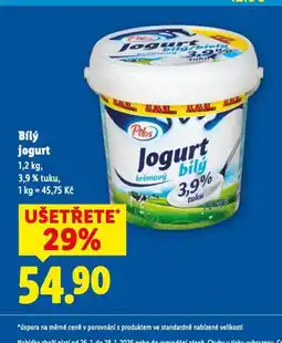Lidl Bílý jogurt nabídka