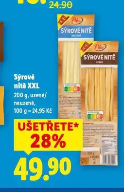 Lidl Sýrové nitě xxl nabídka