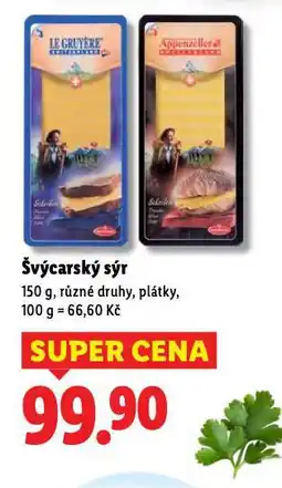 Lidl Švýcarský sýr nabídka