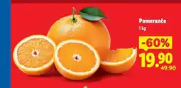 Lidl Pomeranče nabídka
