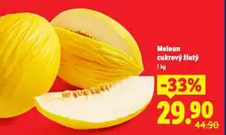 Lidl Meloun žlutý cukrový nabídka