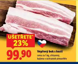 Lidl Vepřový bok s kostí nabídka