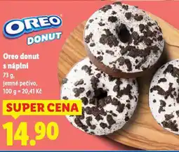 Lidl Oreo donut s náplní nabídka