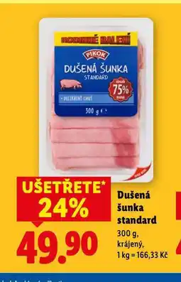 Lidl Dušená šunka standard nabídka