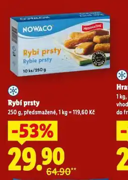 Lidl Rybí prsty nabídka