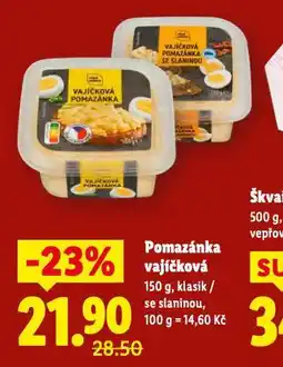 Lidl Pomazánka vajíčková nabídka