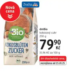 dm drogerie DmBio kokosový cukr nabídka