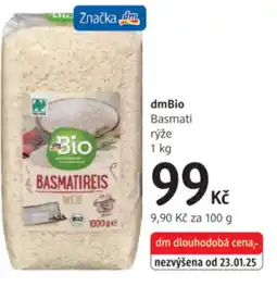 dm drogerie DmBio Basmati rýže nabídka