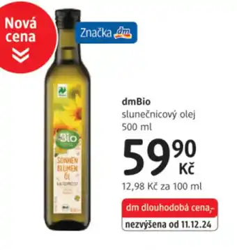DmBio slunečnicový olej