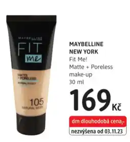 dm drogerie MAYBELLINE NEW YORK Fit Me! Matte + Poreless make-up nabídka